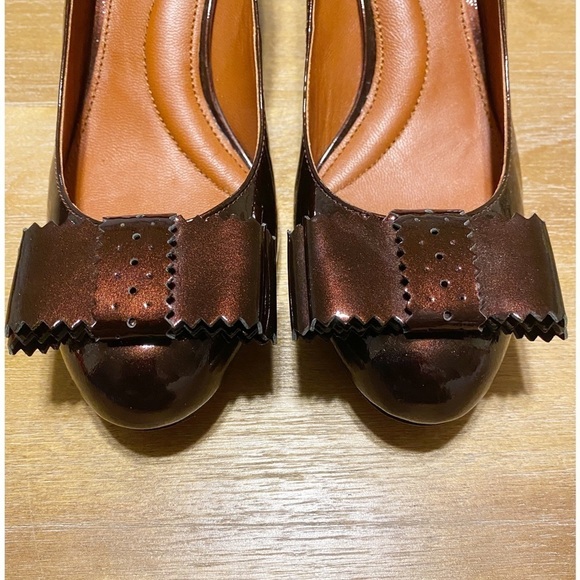 Johnston & Murphy Bronze Bow Wedges NWOB - Picture 6 of 13